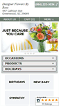 Mobile Screenshot of designerflowersbyrose.net
